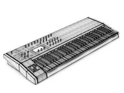 Keyboard Workstation 2 3D model purchase
