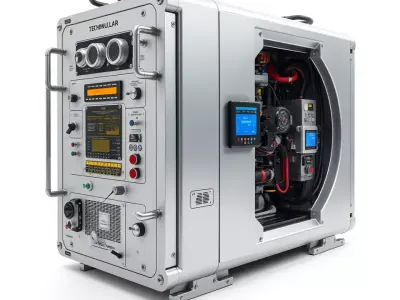 Advanced Industrial Control Unit model pack Low-poly 3D model