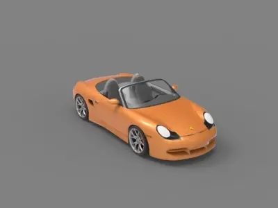 2003 Porsche Boxster 3D model