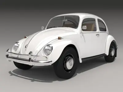 Volkswagen Beetle 1300 1963 3D model