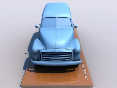 GMC PANEL TRUCK 1952 3D print model