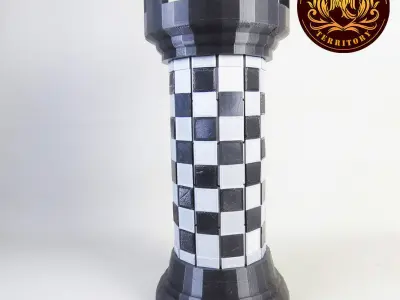 FLEXIBLE CHESS BOARD 3D print model
