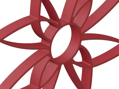 Plastic Gorgeous Window Grill Toy 3D model