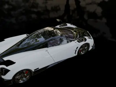 Pagani Huraya BC 3D Model 3D model