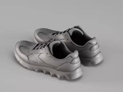 S00052 Sport Sneakers 3dp 3D print model
