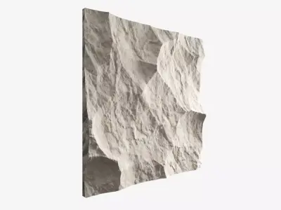 164-RockPanel piece of rock 3D model