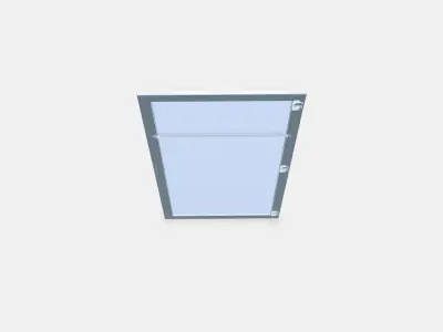 STRAUMEN Mirror door 1 Low-poly 3D model