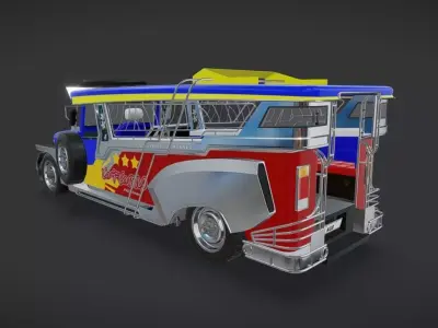 Philippine Jeepney DYIP 3D model