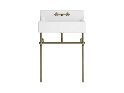 Brass Console Sink 3D model