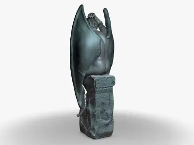 Lucifer Statue 3D model