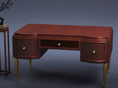 cabinet cabinet wardrobe sofa bed table bookshelve 3D model