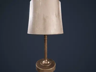 Table Lamp Antique HDRP  Low-poly 3D model