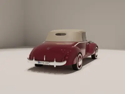 Mercedes Benz 170S 1950 3D model