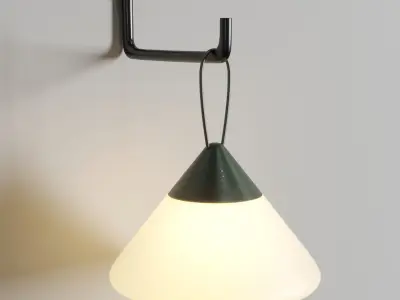 mikono modular wall light secne Low-poly 3D model