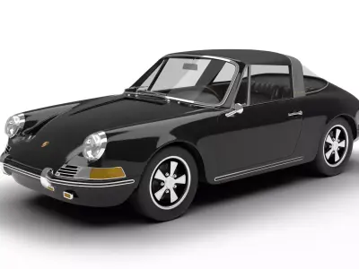 Porsche 911 Targa 1967 3d model  3D model