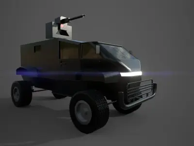 Special force vehicle 3D model