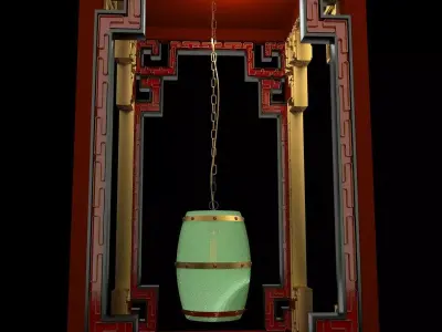 Chinese lantern 3D model