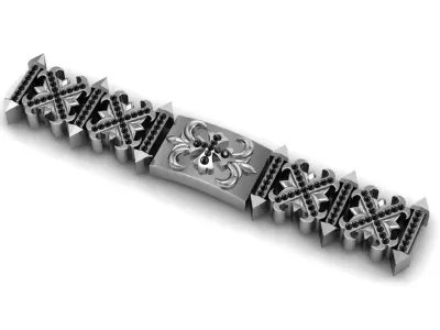 men bracelet 3D print model