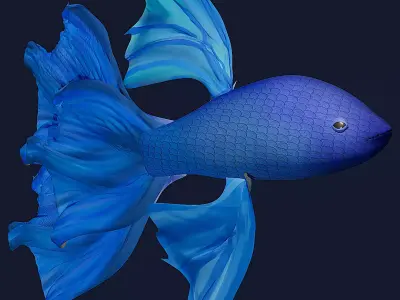 3D Fish Model  Cartoon Sea Creatures  3D model
