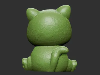 baby cat 3D print model