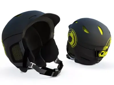 Ski Helmet 3D model