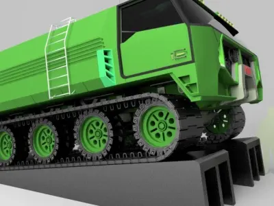 Troop crawler 3D model