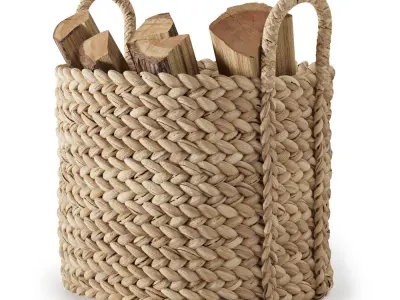 Pottery Barn Beachcomber Baskets 01 3D model
