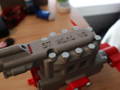 GT V2 Compressed Air Engine working model 3D print model