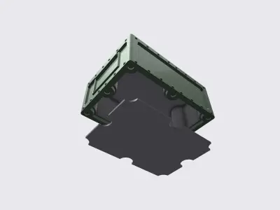 Army Case Crate 3D Print Ready 3D print model