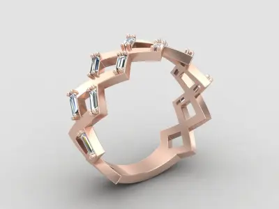 Minimal budget ring 141-MW 3D print model