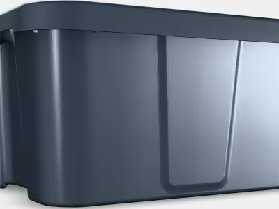 KLAMTARE box with lid inside-outside 3D model