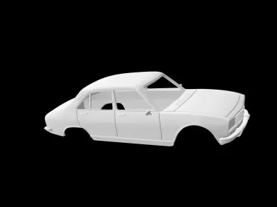 Peugeot 504 berlina 3D print model
