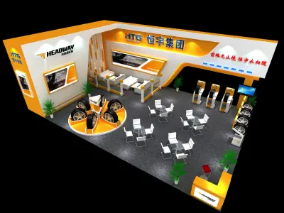 Exhibition - Area - 14X9-3DMAX2011-014 3D model