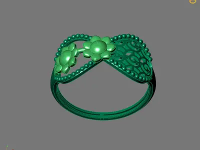 Women Plain Ring Ready STL 3DM Models Womens Rings 3D models 3D print model