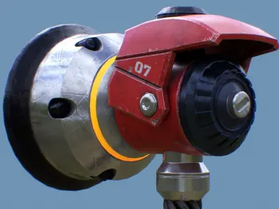 Torbjorn Hammer Free low-poly 3D model