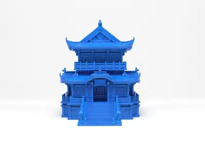Chinese House 3D print model