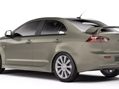 Mitsubishi Lancer X 2008 3D model