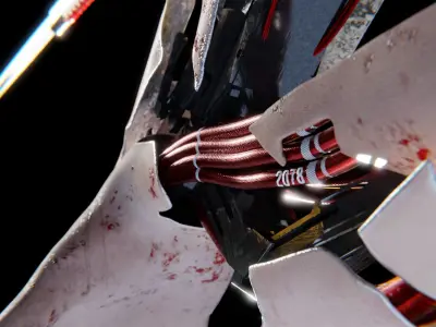 Mantis Blade CYBERPUNK Low-poly 3D model