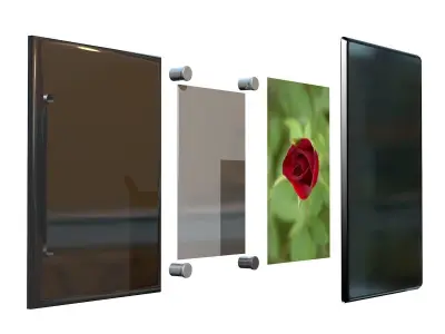 Glass Photoframe 3D model