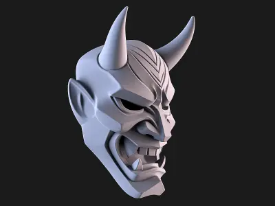 Hannya Mask 3D print model