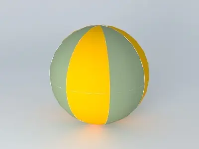 Ball beach Free 3D model
