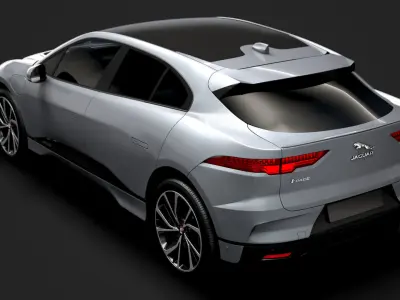 Jaguar I Pace EV400 ADW S 2019 3D model