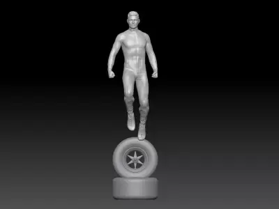 formula one WINNER MAX MAX VERSTAPPEN 3D print model