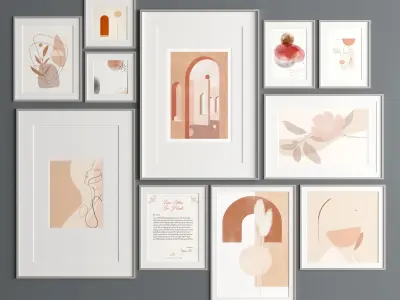 Art Frame 330 Low-poly 3D model