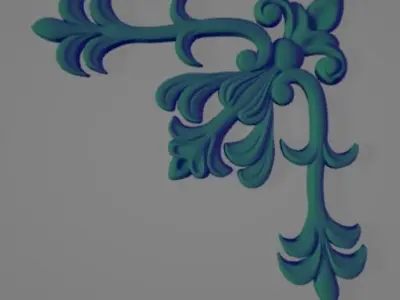 corner pattern 3D model