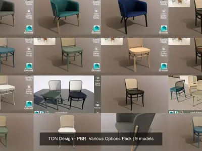 TON Design - PBR  Various Options Pack 3D Model Collection