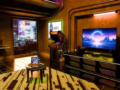 Cyberpunk Room 3D model