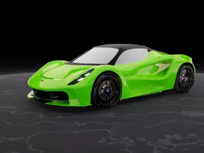 Lotus Evija 3D model 3D model