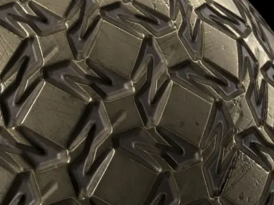 Metal Materials 57- Metal panels By Painting - Pbr 4k Seamless Texture