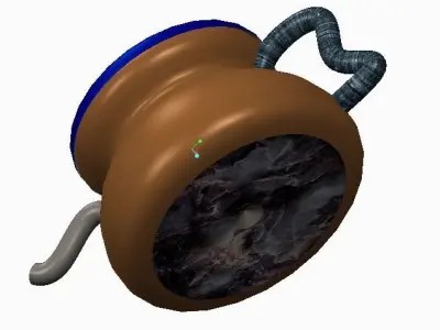 creo software design in mug saspan  3D model